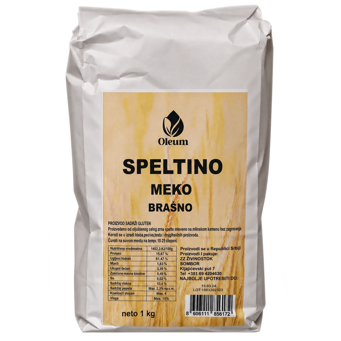 Speltino meko brašno