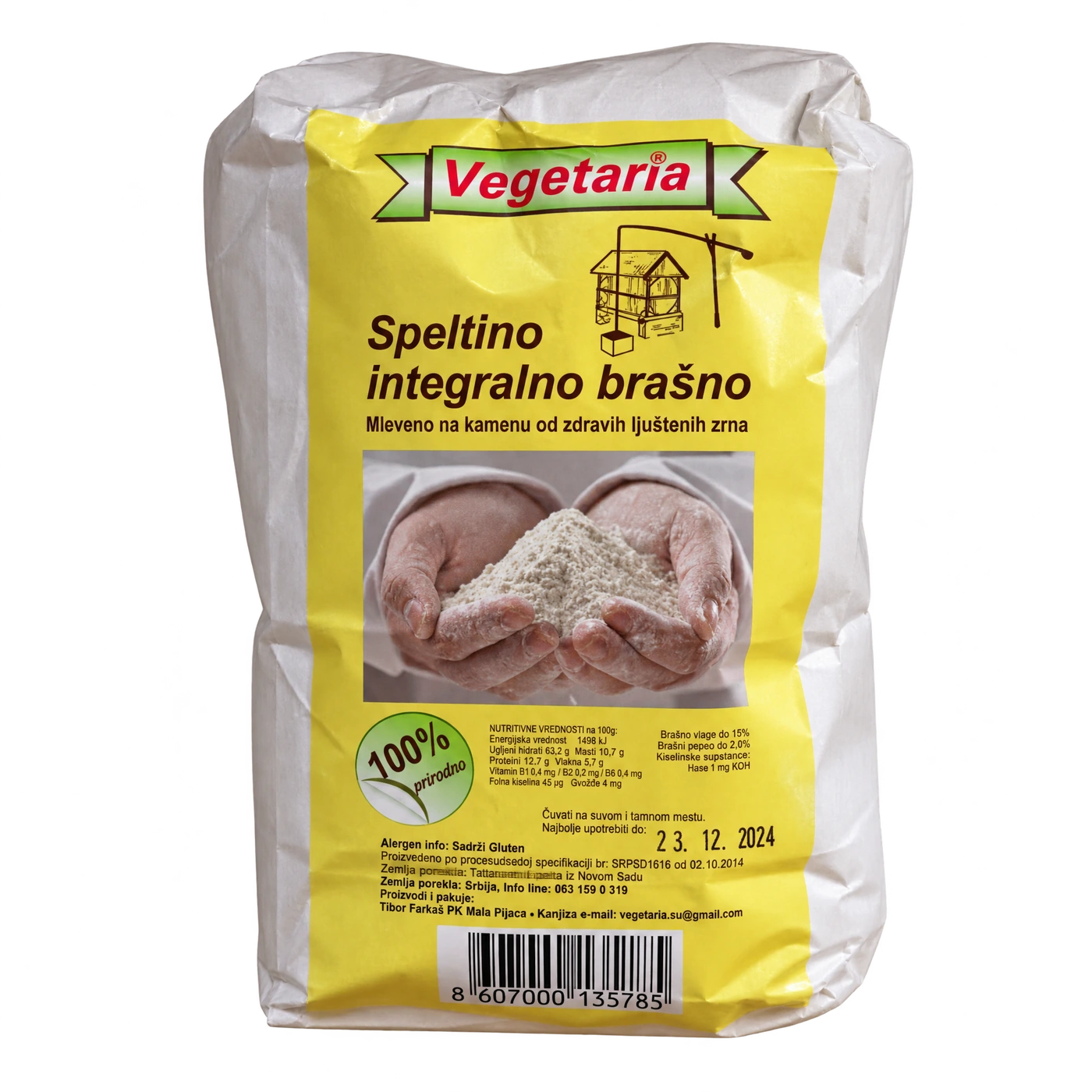 Vegetaria Speltino integralno brašno